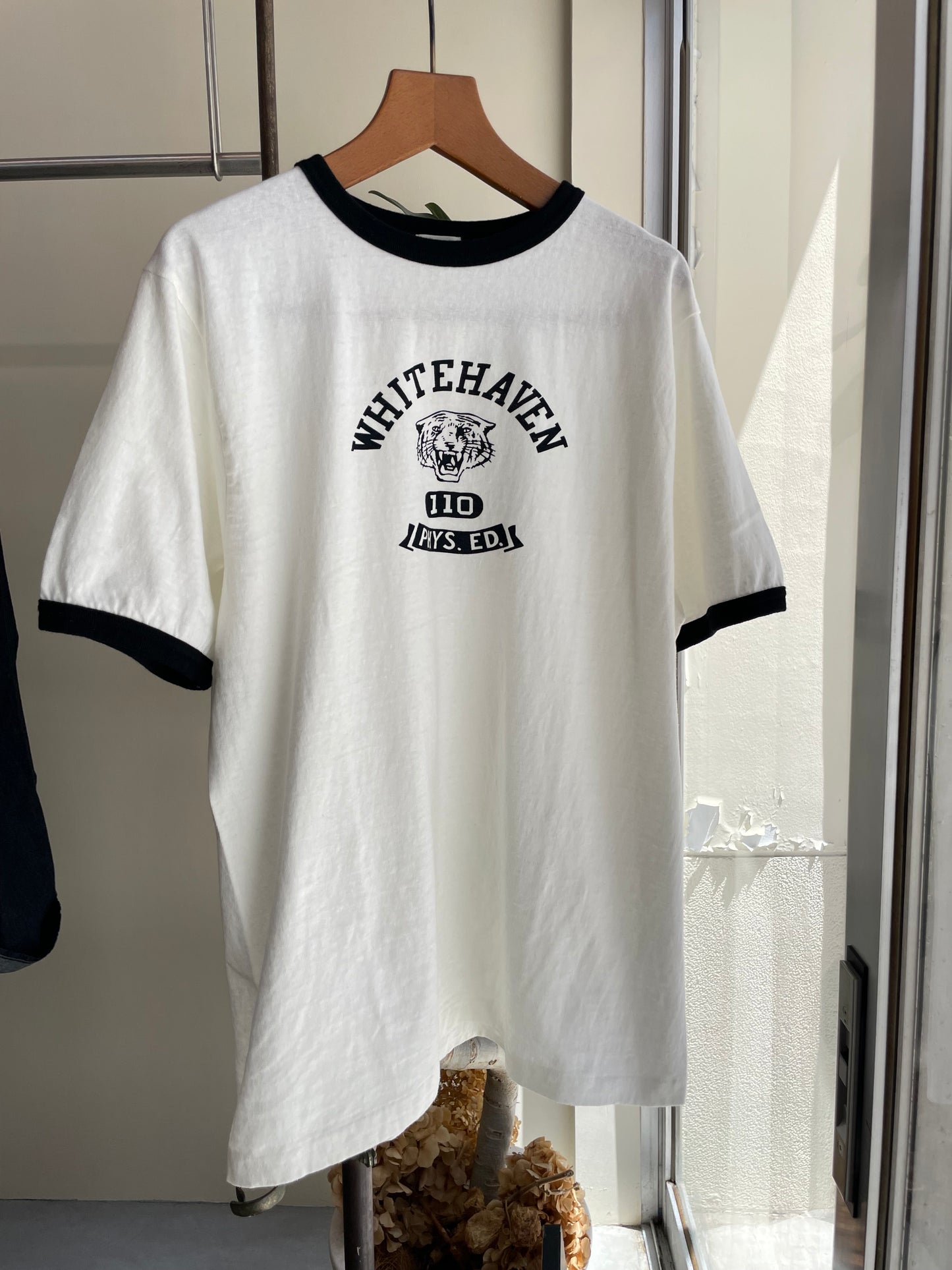 DUBBLE WORKS SS リンガープリントTシャツ /DUBBLE WORKS  SS ringer printed Tee