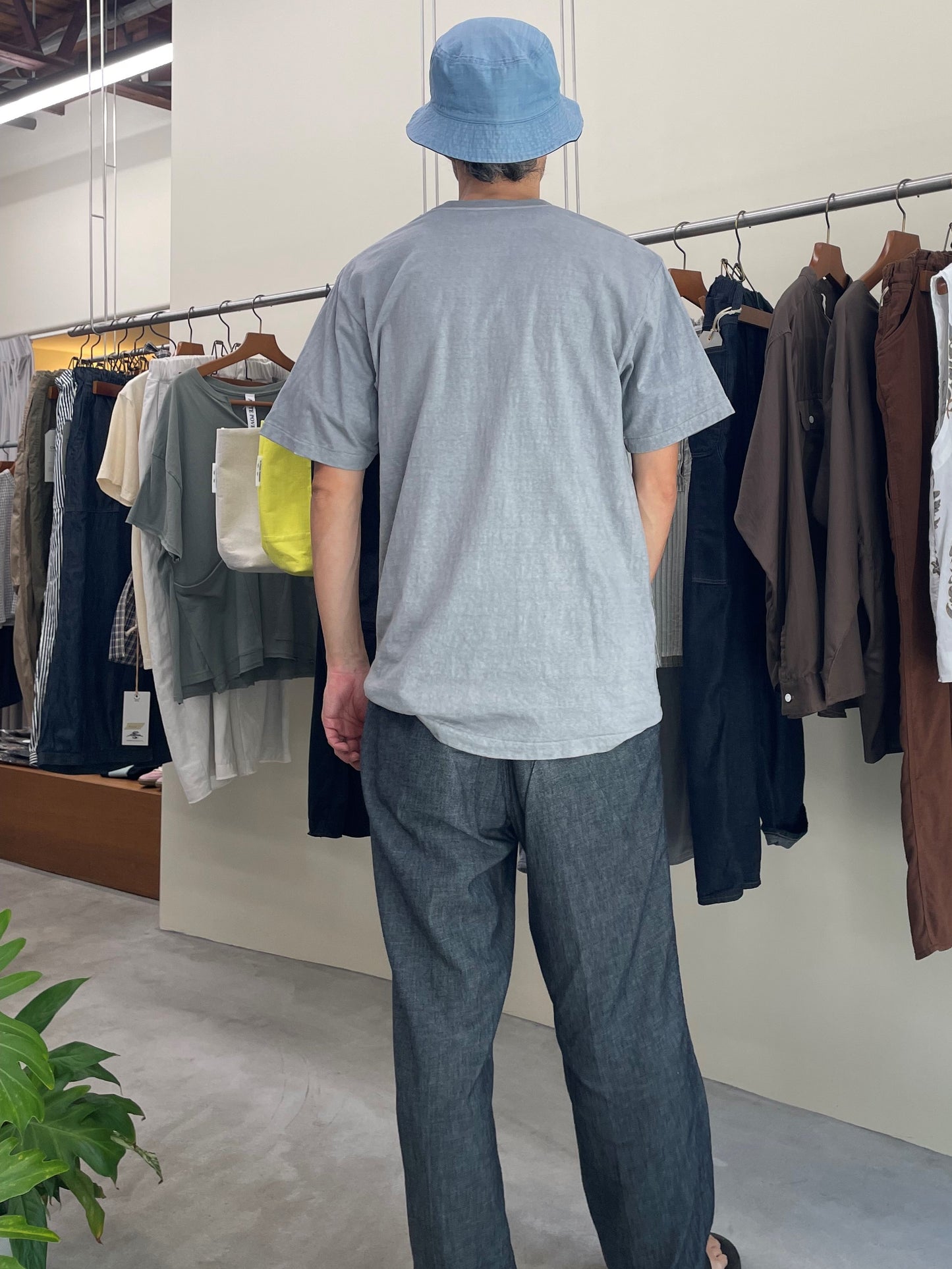CDP 半袖ハンドダイチューブTシャツ / CDP SS hand dyed tube T-shirt