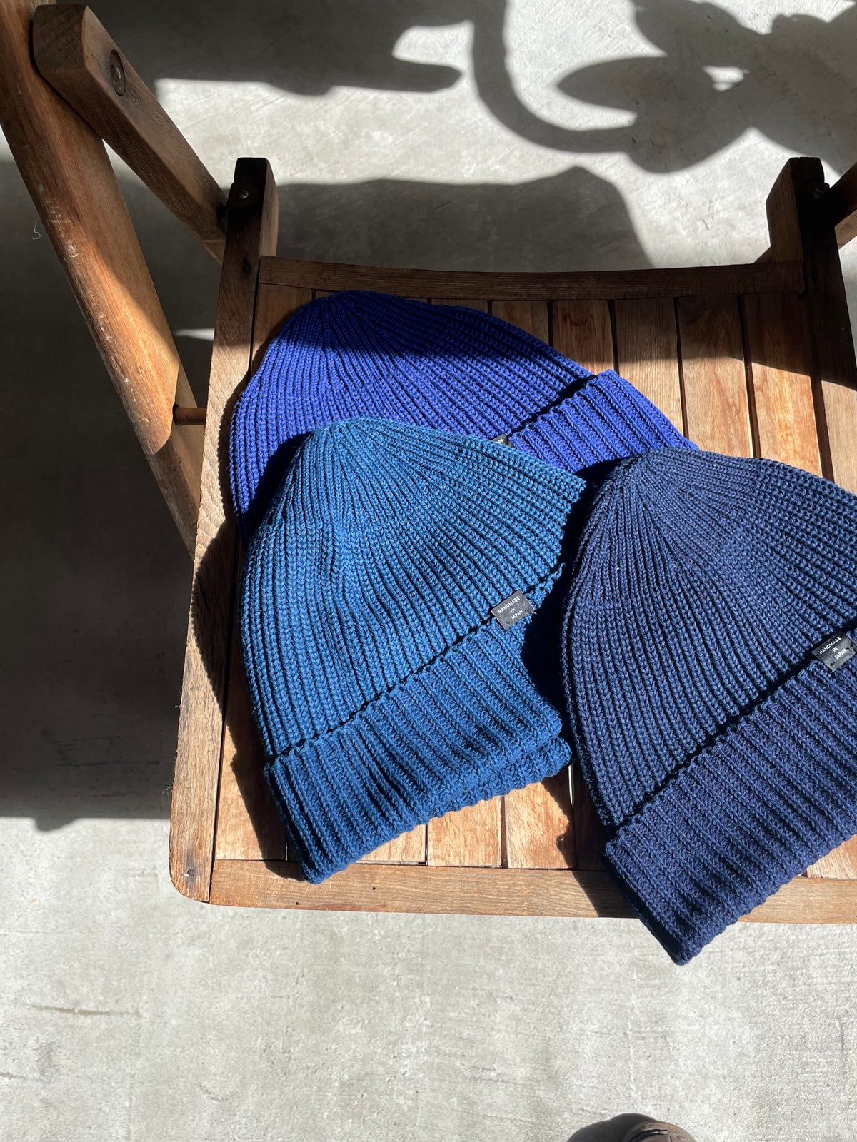 CDP INDIGO WACH CAP（Fade indigo) / CDP インディゴワッチキャップ (フェードインディゴ）
