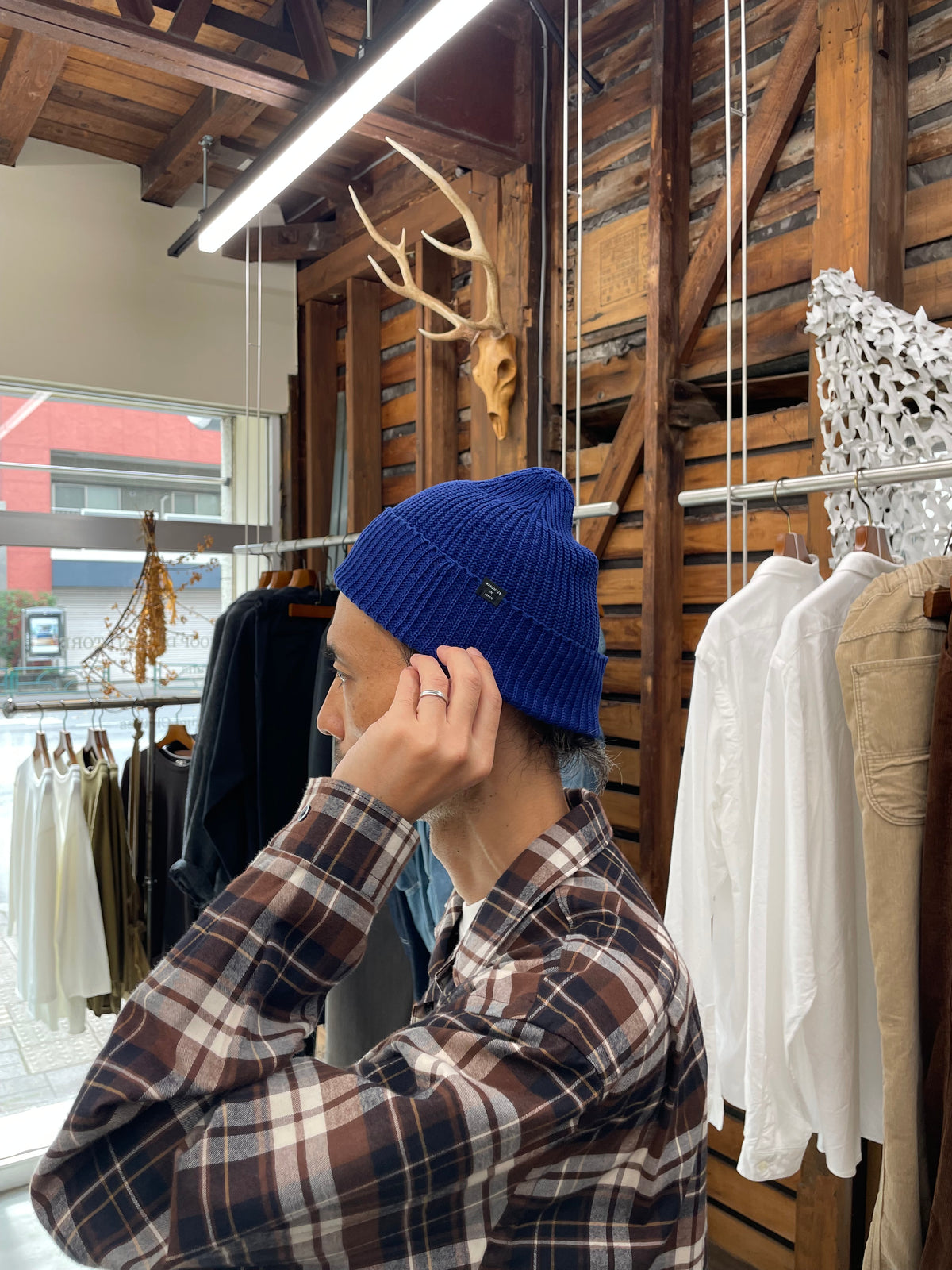 CDP INDIGO WACH CAP (BLUE INDIGO) / CDP インディゴワッチキャップ （ブルーインディゴ）
