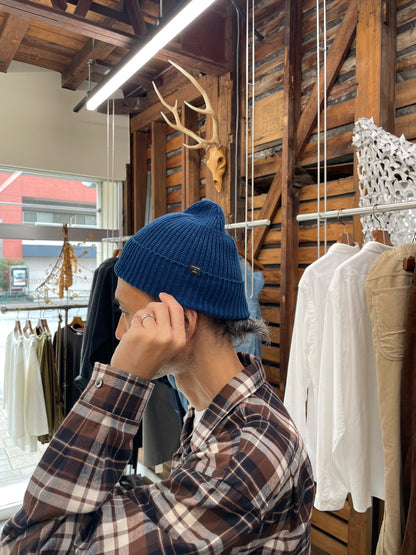 CDP INDIGO WACH CAP（Fade indigo) / CDP インディゴワッチキャップ (フェードインディゴ）