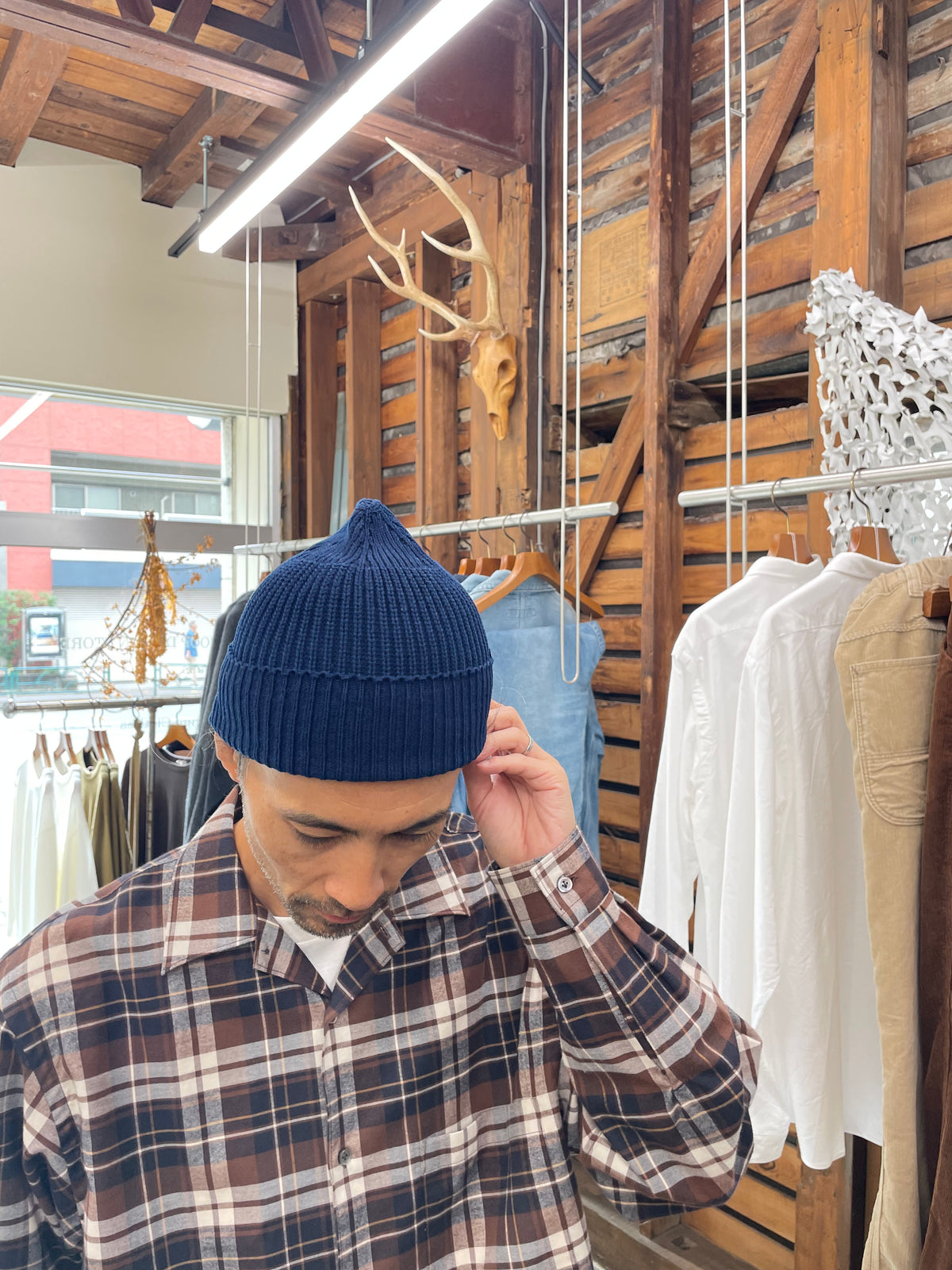 CDP INDIGO WACH CAP / CDP インディゴワッチキャップ
