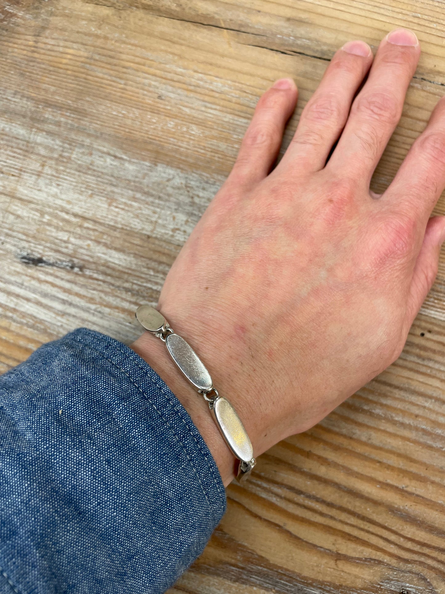 アンティークシルバーブレスレット UK /  Antique Silver Bracelet UK