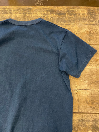 CDP インディゴショートスリーブスタンプTシャツ / CDP Indigo short sleeves stamp T-shirt