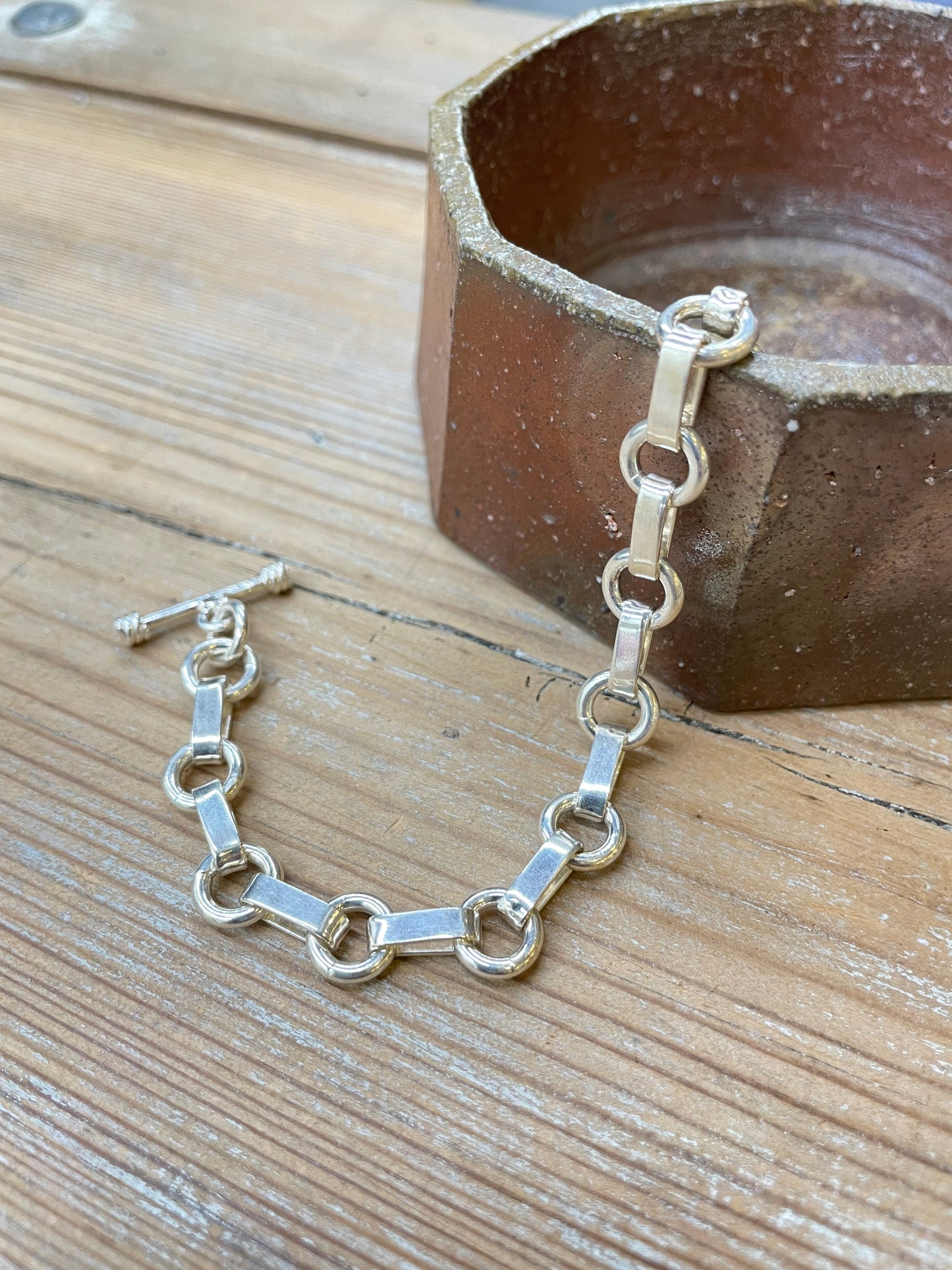 アンティークシルバーブレスレット メキシコ/ Antique silver Bracelet Mexico