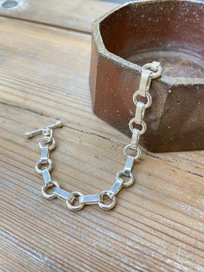 アンティークシルバーブレスレット メキシコ/ Antique silver Bracelet Mexico