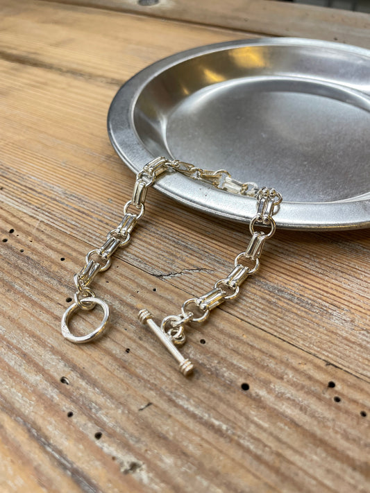 アンティークシルバーブレスレット メキシコ/  Antique silver Bracelet Mexico