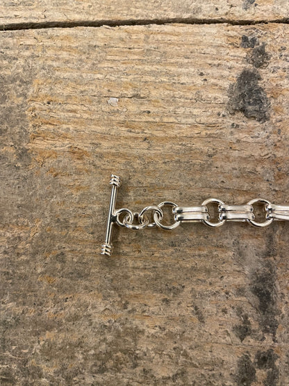 アンティークシルバーブレスレット メキシコ/  Antique silver Bracelet Mexico