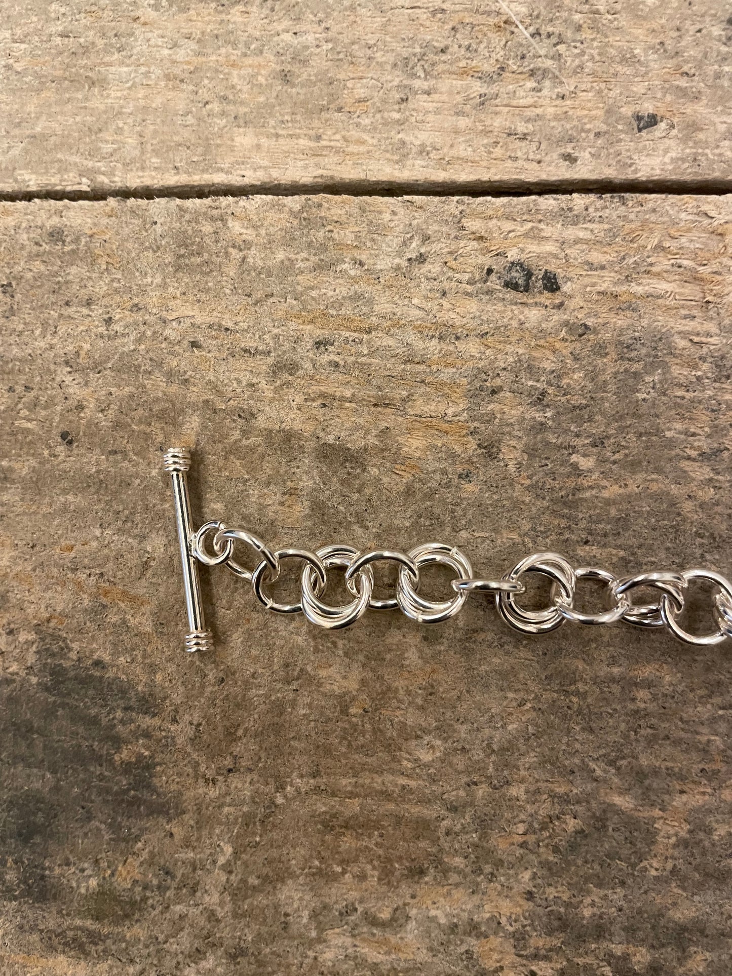 アンティークシルバーブレスレット メキシコ/  Antique silver Bracelet MEXICO