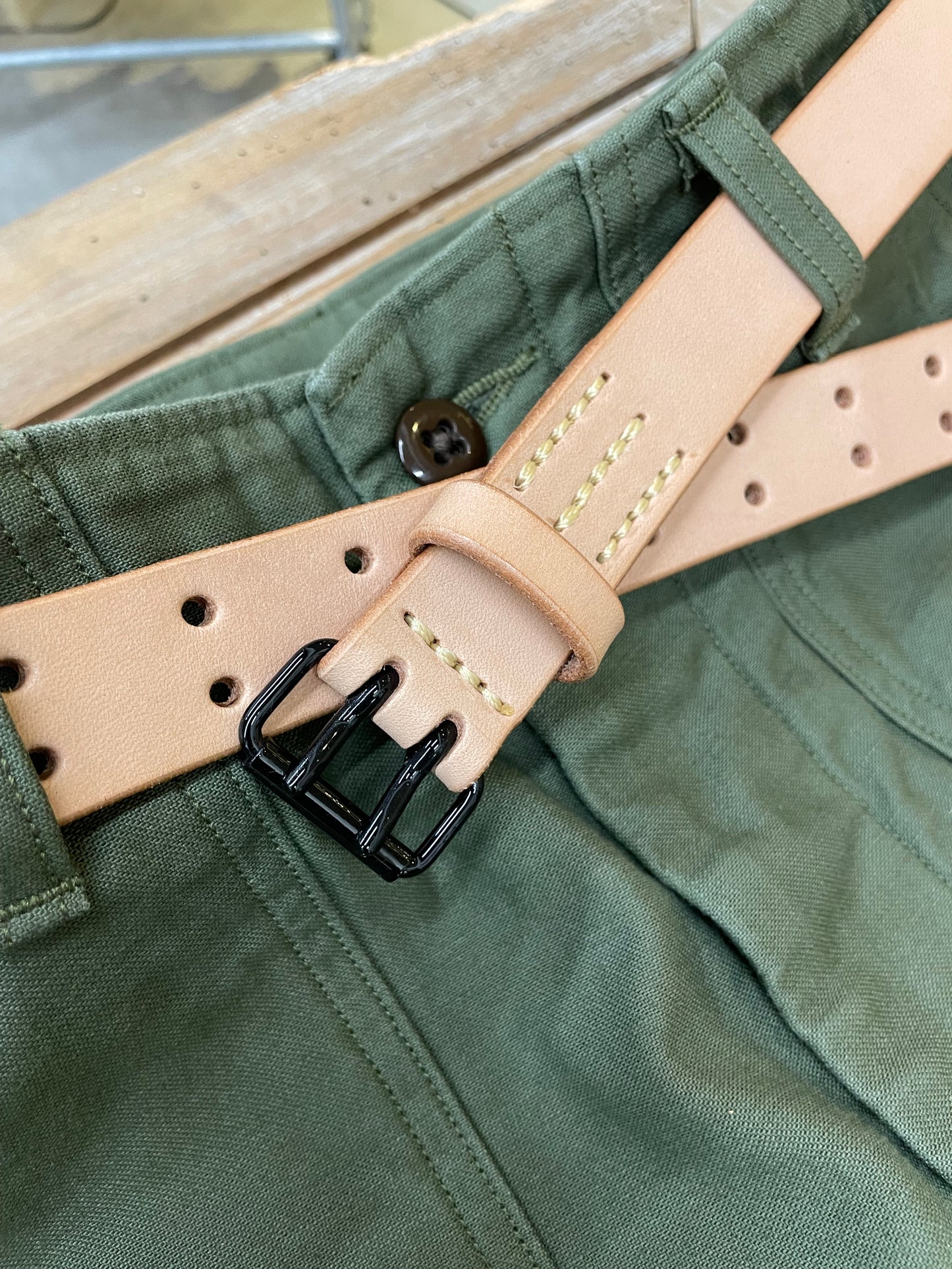 CDP フレンチアーミーナローベルト /CDP  French Army narrow belt